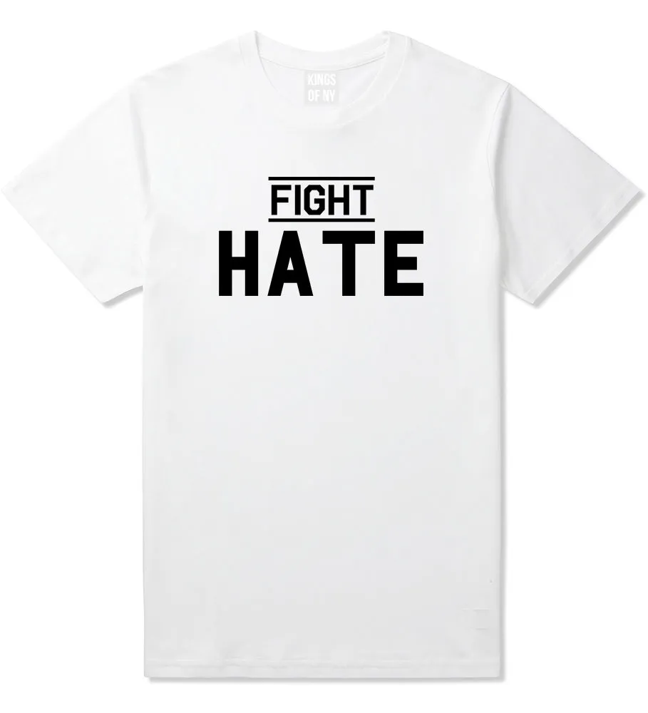 Fight Hate Mens T-Shirt