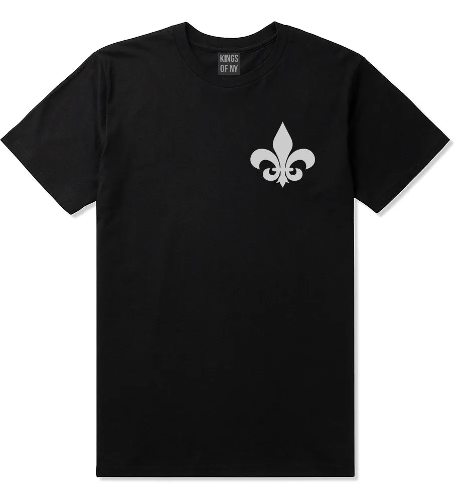 Fleur De Lis Chest Mens T-Shirt