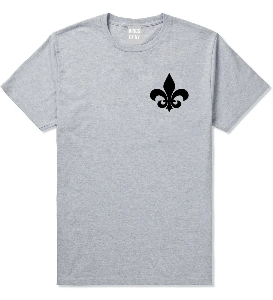 Fleur De Lis Chest Mens T-Shirt