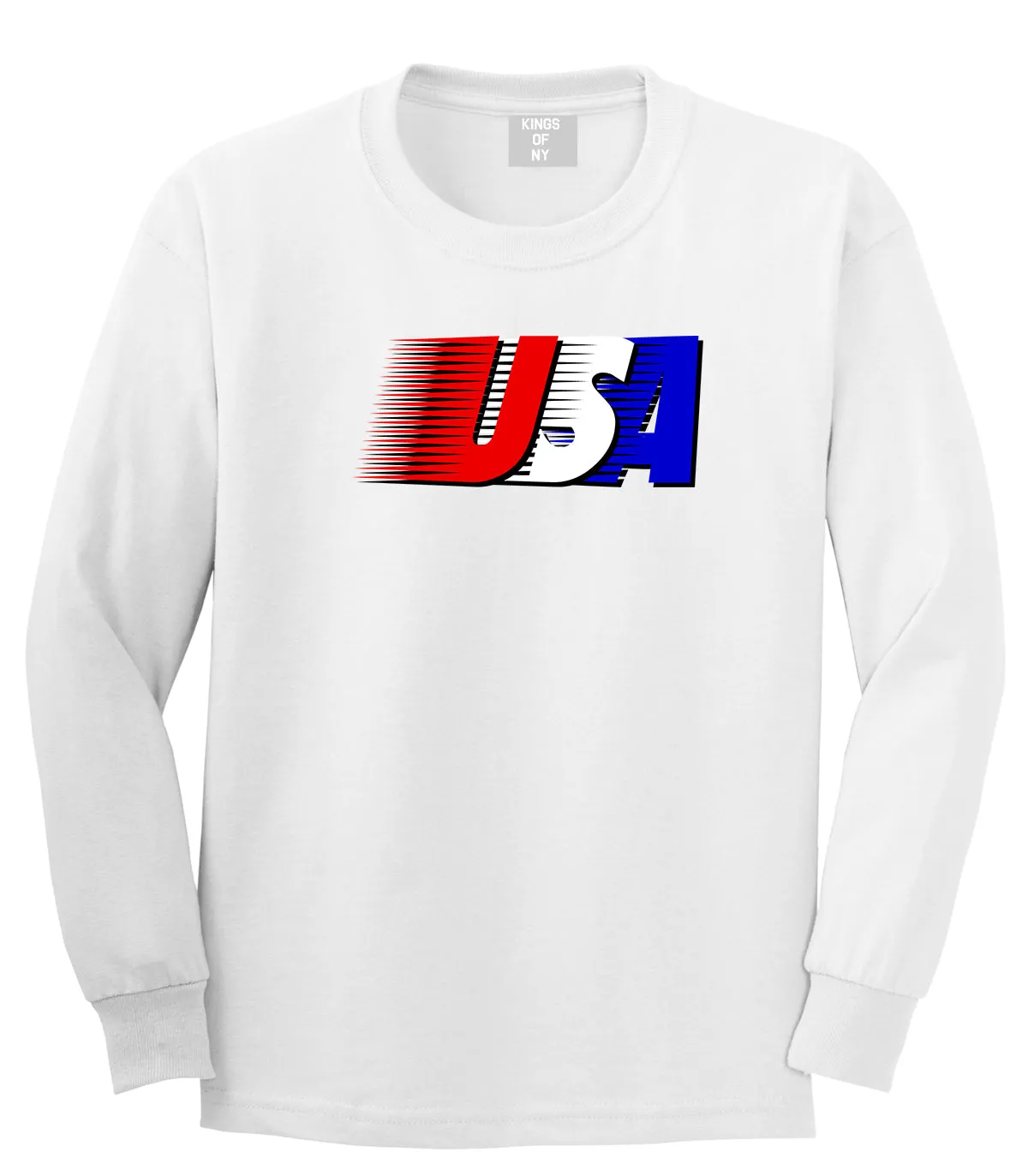 Fourth Of July USA Mens Long Sleeve T-Shirt