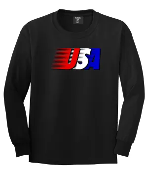 Fourth Of July USA Mens Long Sleeve T-Shirt