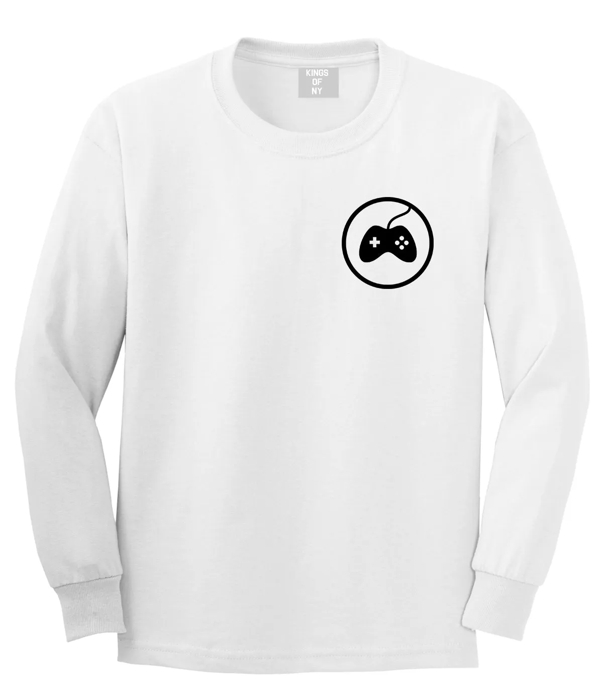 Gaming Game Controller Chest Mens Long Sleeve T-Shirt