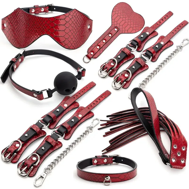 Genuine Leather Bondage Sets