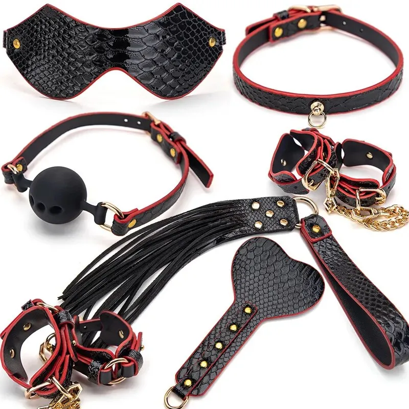 Genuine Leather Bondage Sets