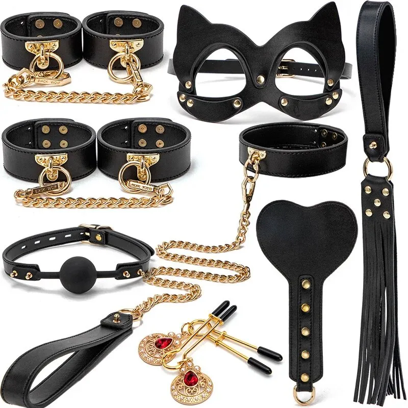 Genuine Leather Bondage Sets