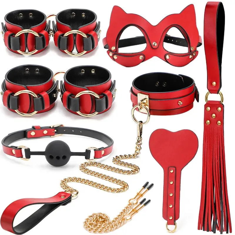 Genuine Leather Bondage Sets