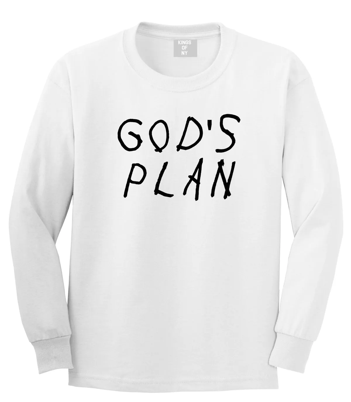 Gods Plan Mens Long Sleeve T-Shirt