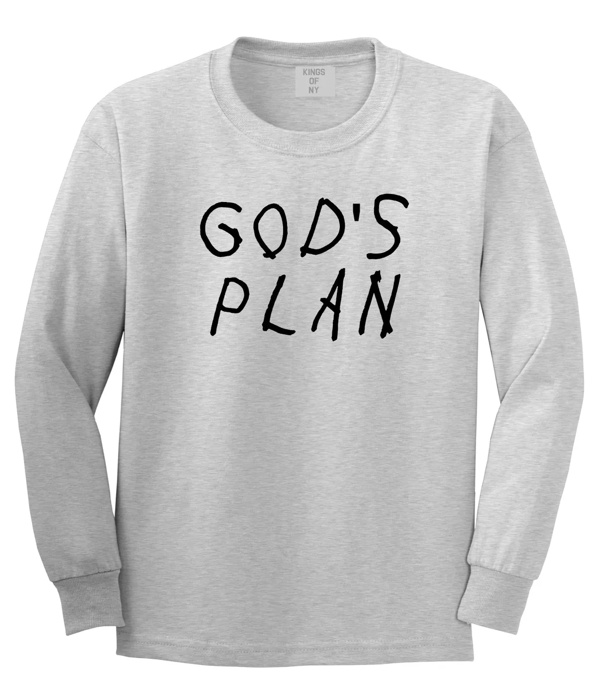 Gods Plan Mens Long Sleeve T-Shirt