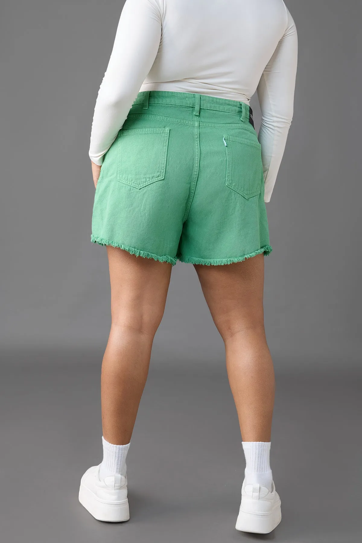 Groovy Green Shorts