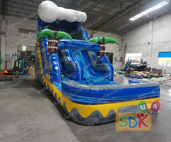 GWS-327 Big wave water slide