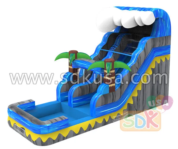 GWS-327 Big wave water slide