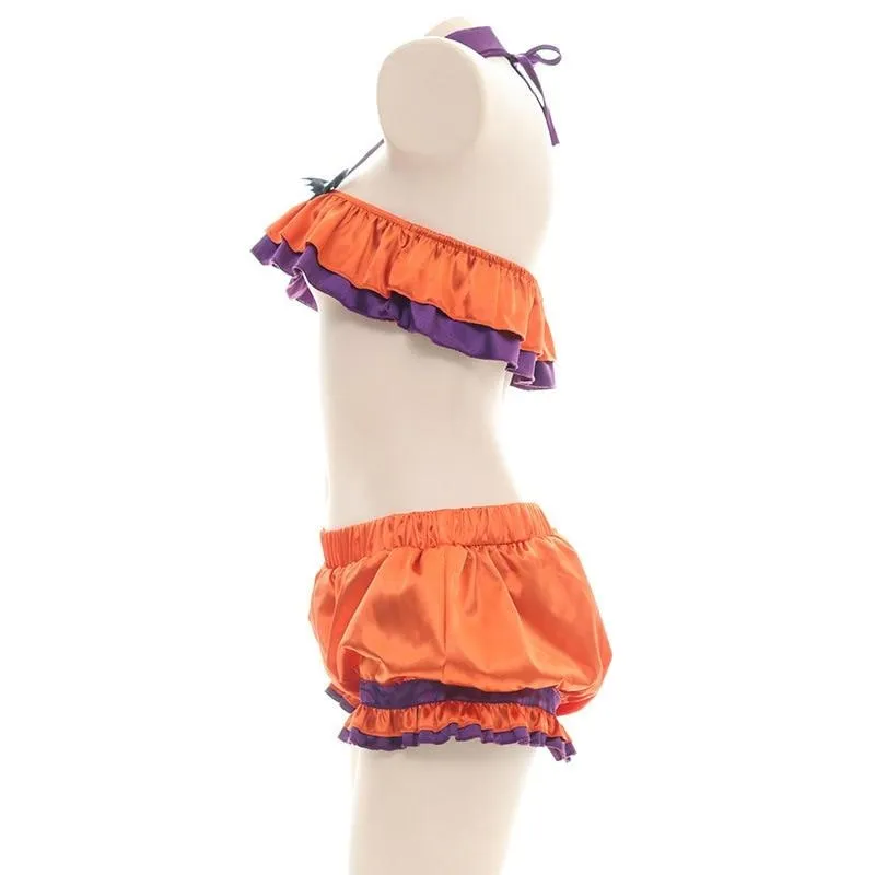 Halloween Bloomer Baby Lingerie Set