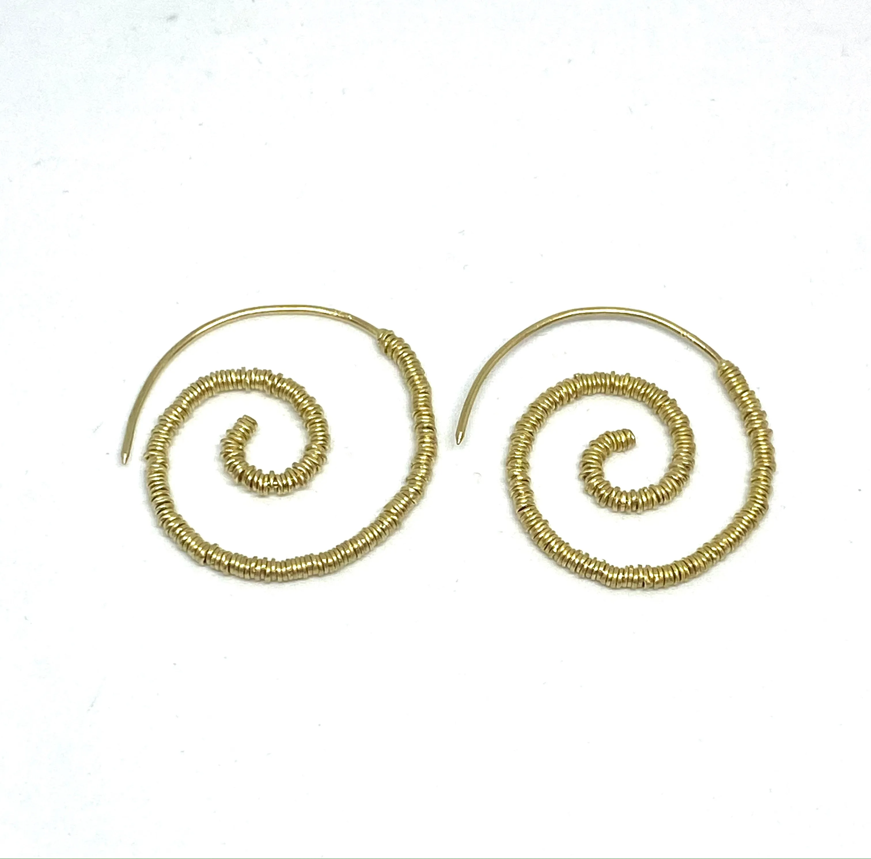 Heather Benjamin Serious Sacred Spiral Earrings