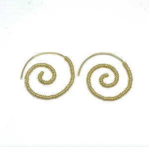 Heather Benjamin Serious Sacred Spiral Earrings