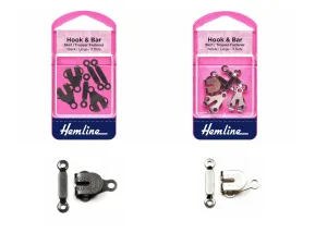 Hook and Bar - Skirt / Trouser Fastener: LARGE (3 Sets)