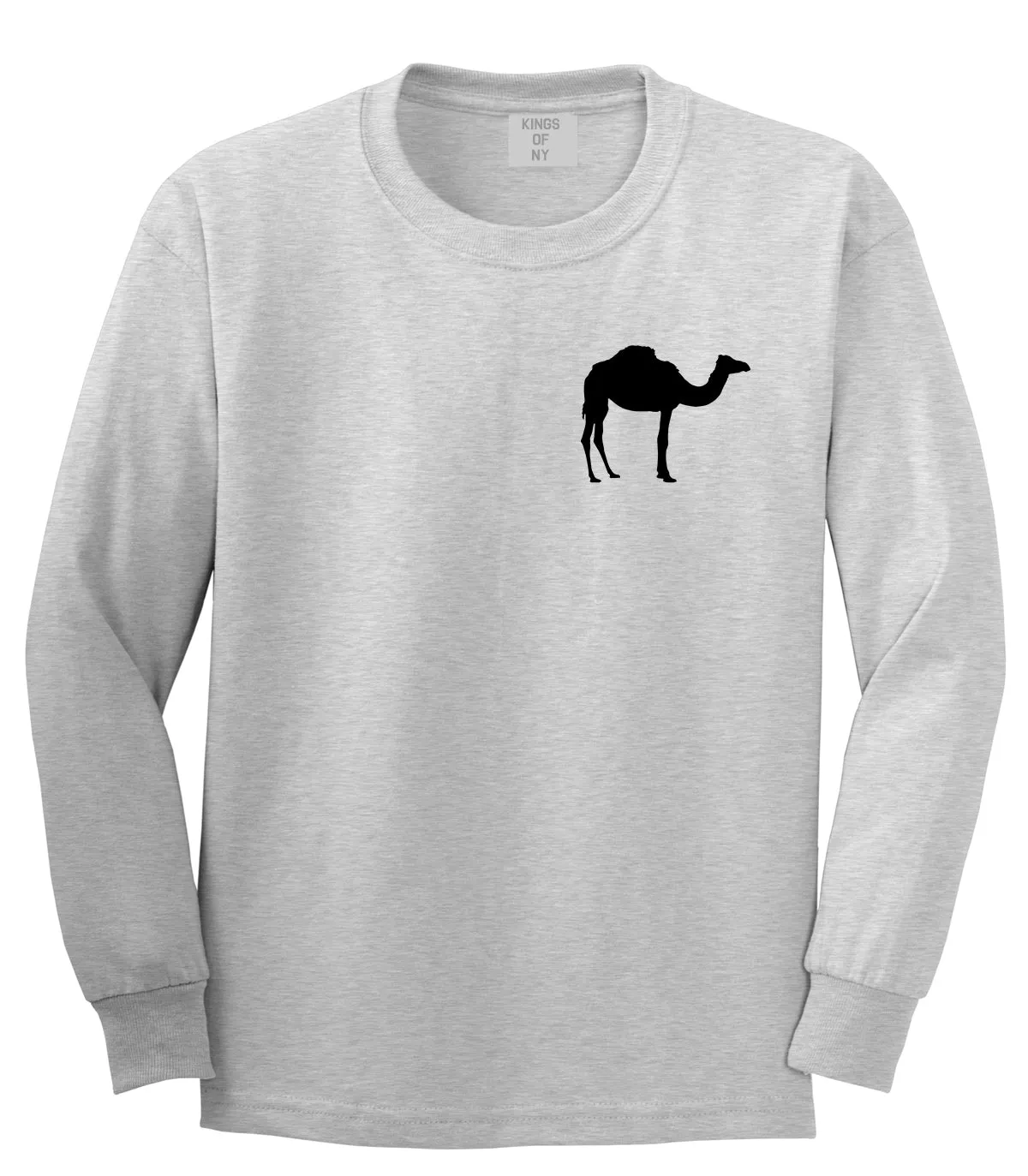 Hump Day Camel Chest Mens Long Sleeve T-Shirt