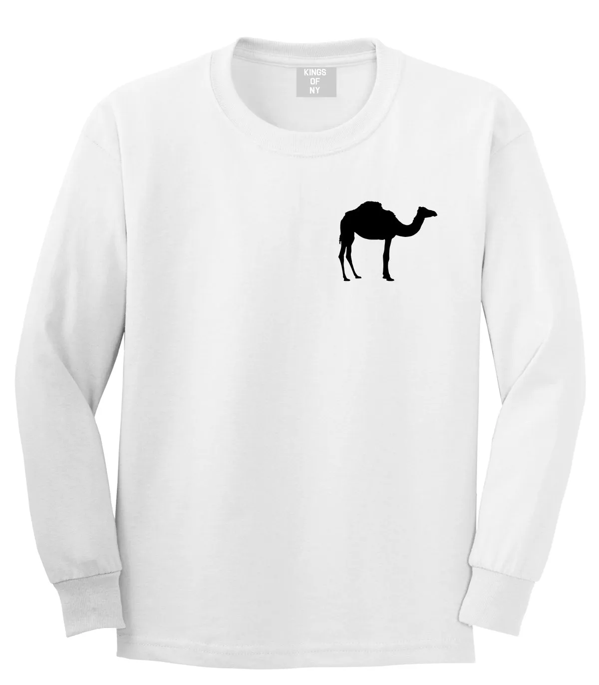 Hump Day Camel Chest Mens Long Sleeve T-Shirt