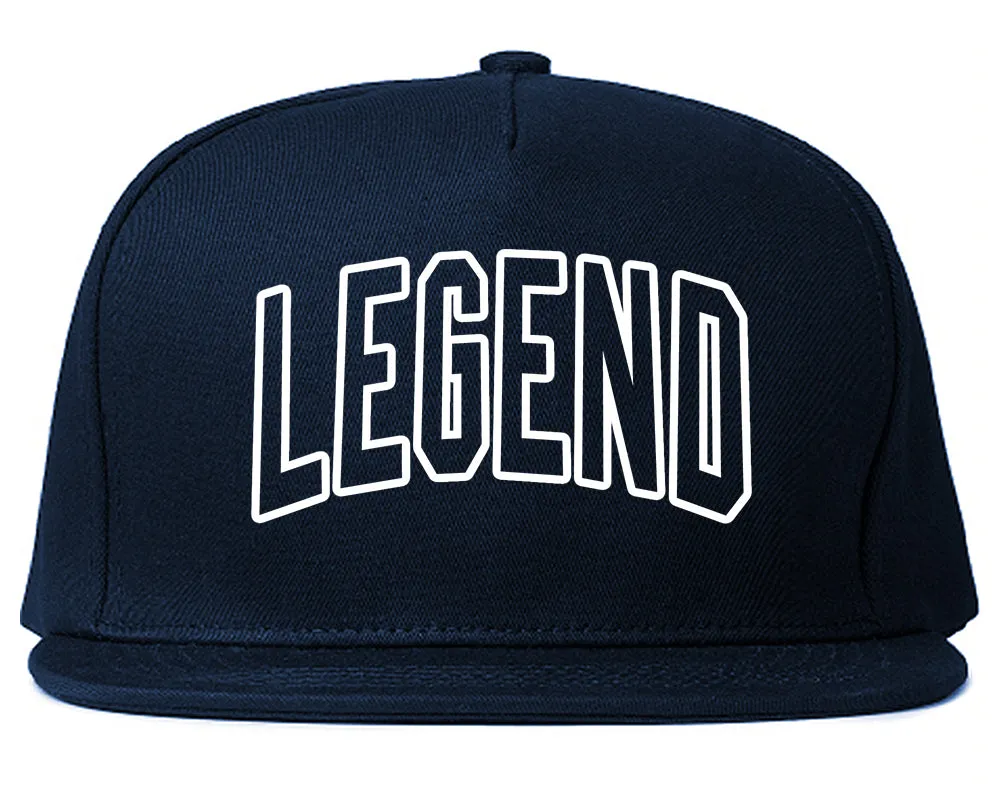 Legend Outline Mens Snapback Hat