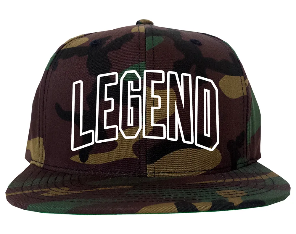 Legend Outline Mens Snapback Hat