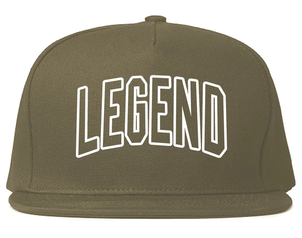 Legend Outline Mens Snapback Hat