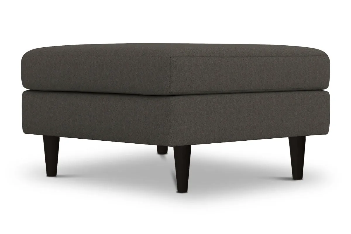 Logan Ottoman :: Leg Finish: Espresso / Size: 35x35