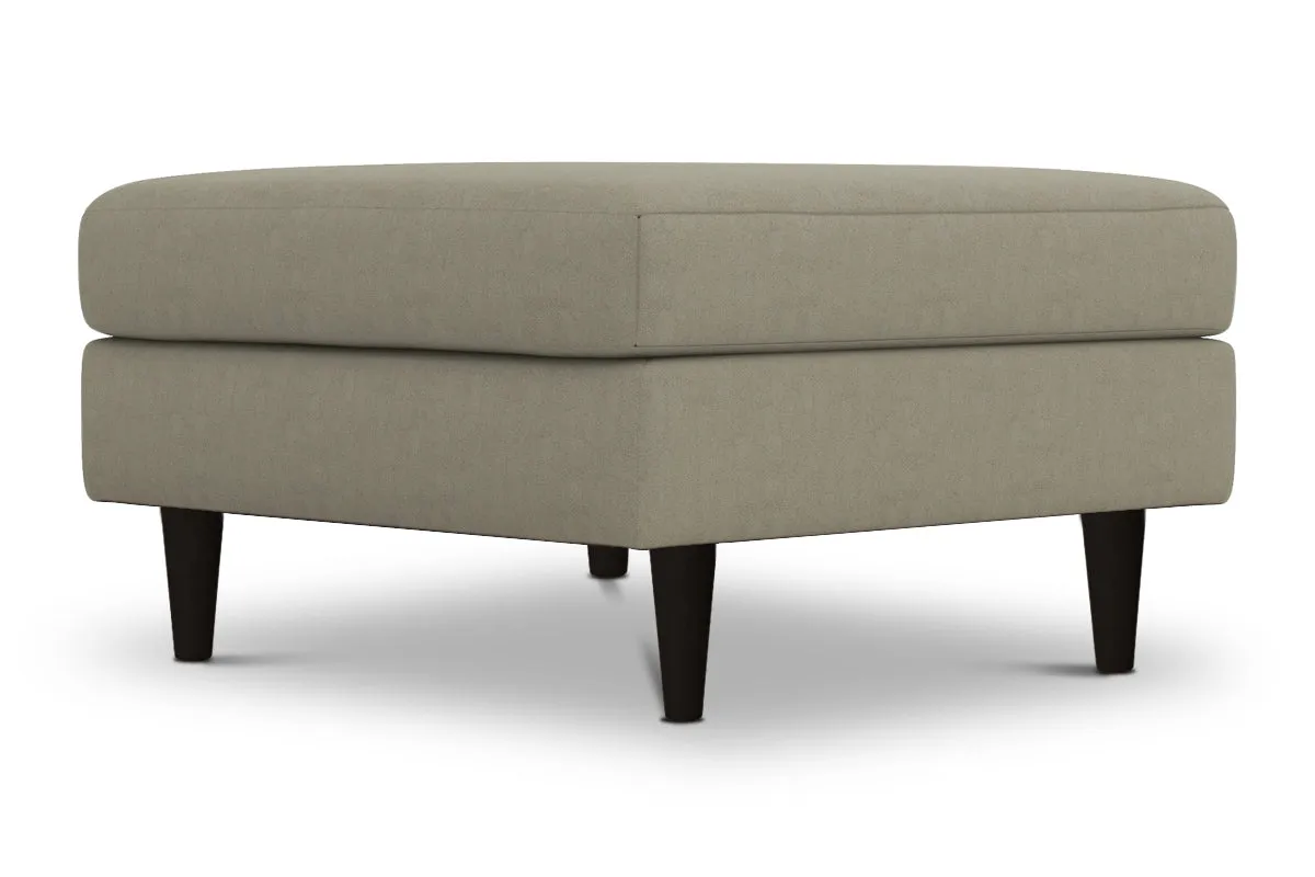 Logan Ottoman :: Leg Finish: Espresso / Size: 35x35