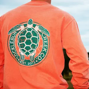 Long Sleeve Pocket-T Turtle - Cocklebur Creek