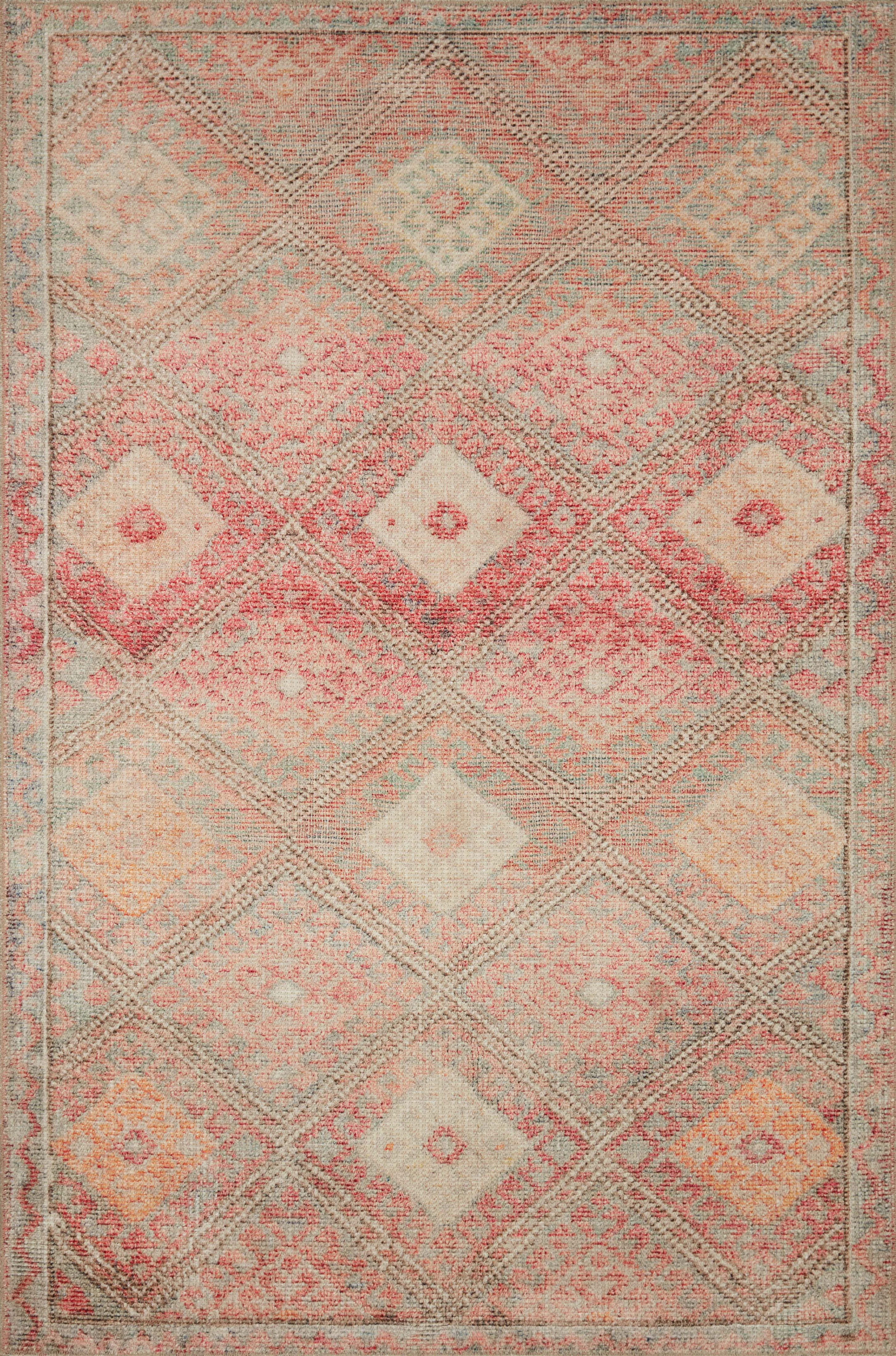 Malik Rug in Dove & Sunset