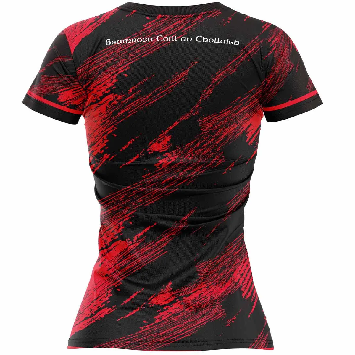 Mc Keever Bailieborough Shamrocks Camogie Training Jersey - Womens - Black/Red