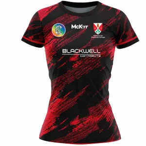 Mc Keever Bailieborough Shamrocks Camogie Training Jersey - Womens - Black/Red