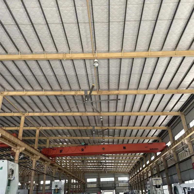 Mpfans 3 Years Warranty Metal Big Ceiling Large Space Fans Industrial Energy Saving Hvls Fan