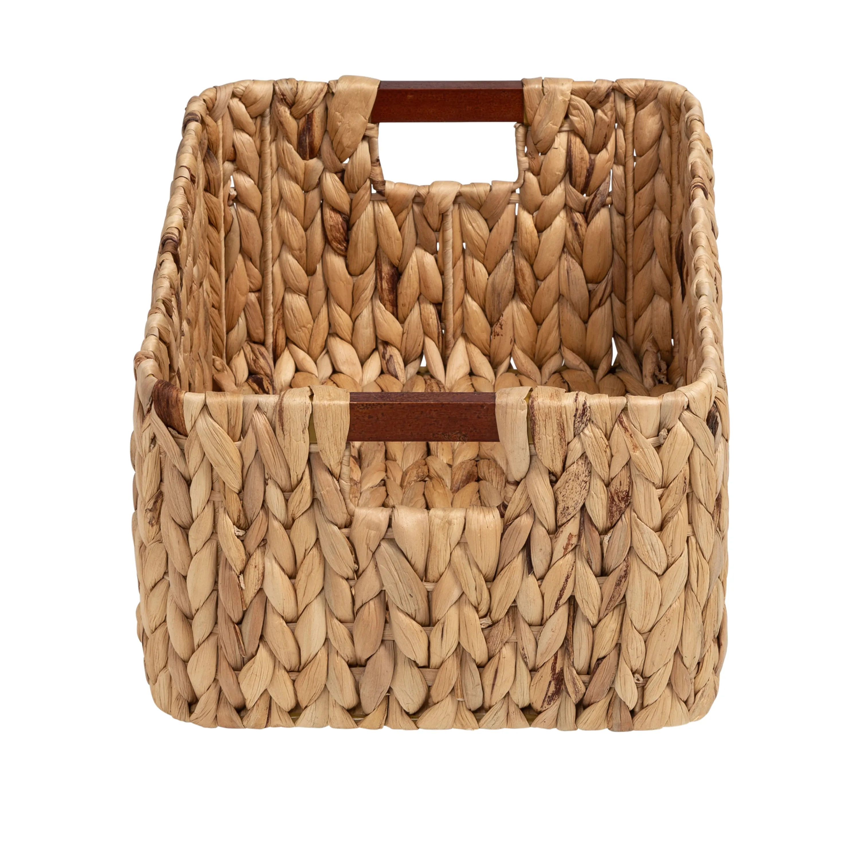 Natural Water Hyacinth Nesting Storage Baskets (3-Piece Set)