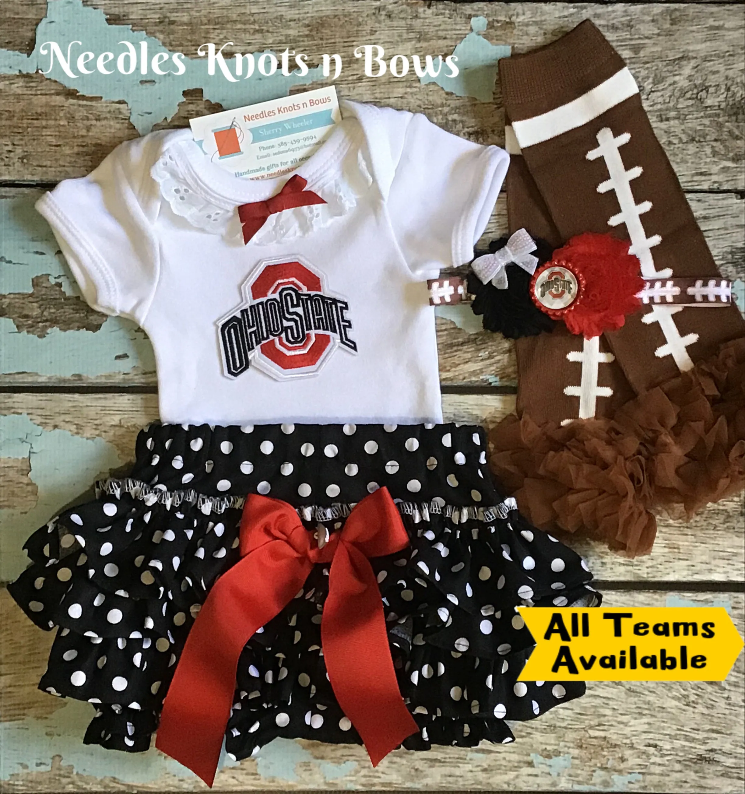 Ohio State Buckeyes Game Day Football Outfit, Baby Girls & Toddlers