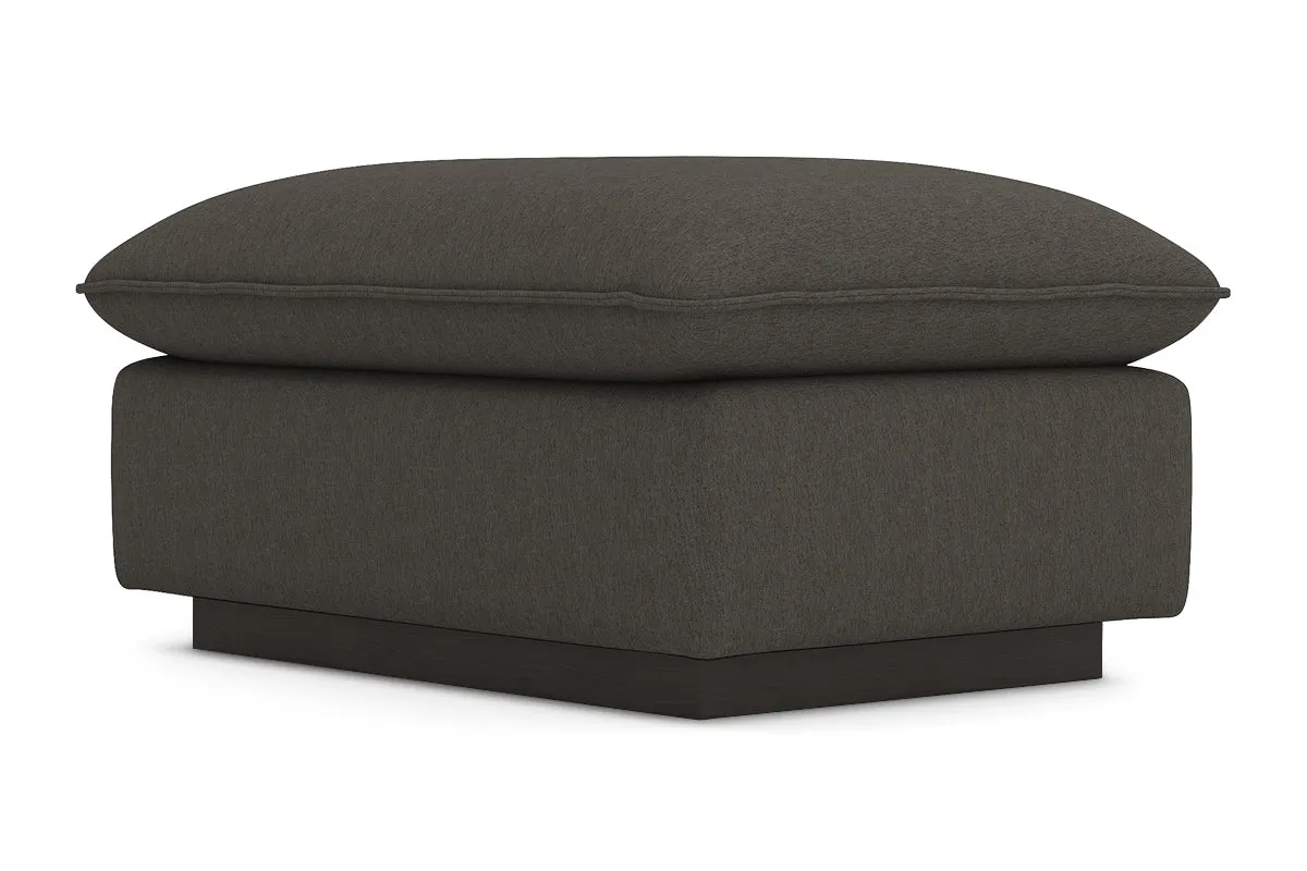 Olivia Ottoman :: Leg Finish: Espresso / Size: 25x35