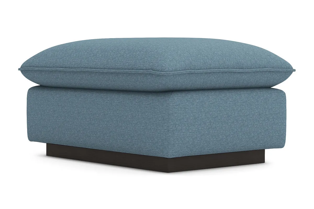 Olivia Ottoman :: Leg Finish: Espresso / Size: 25x35