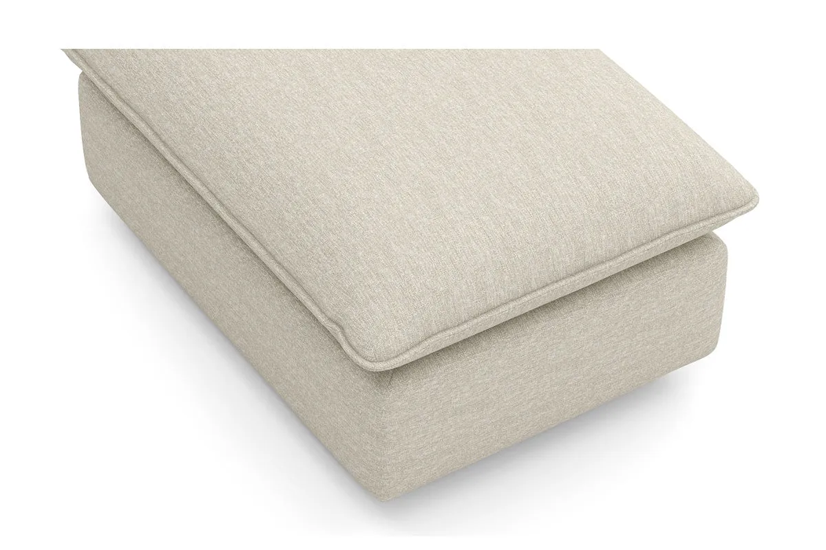 Olivia Ottoman :: Leg Finish: Espresso / Size: 25x35