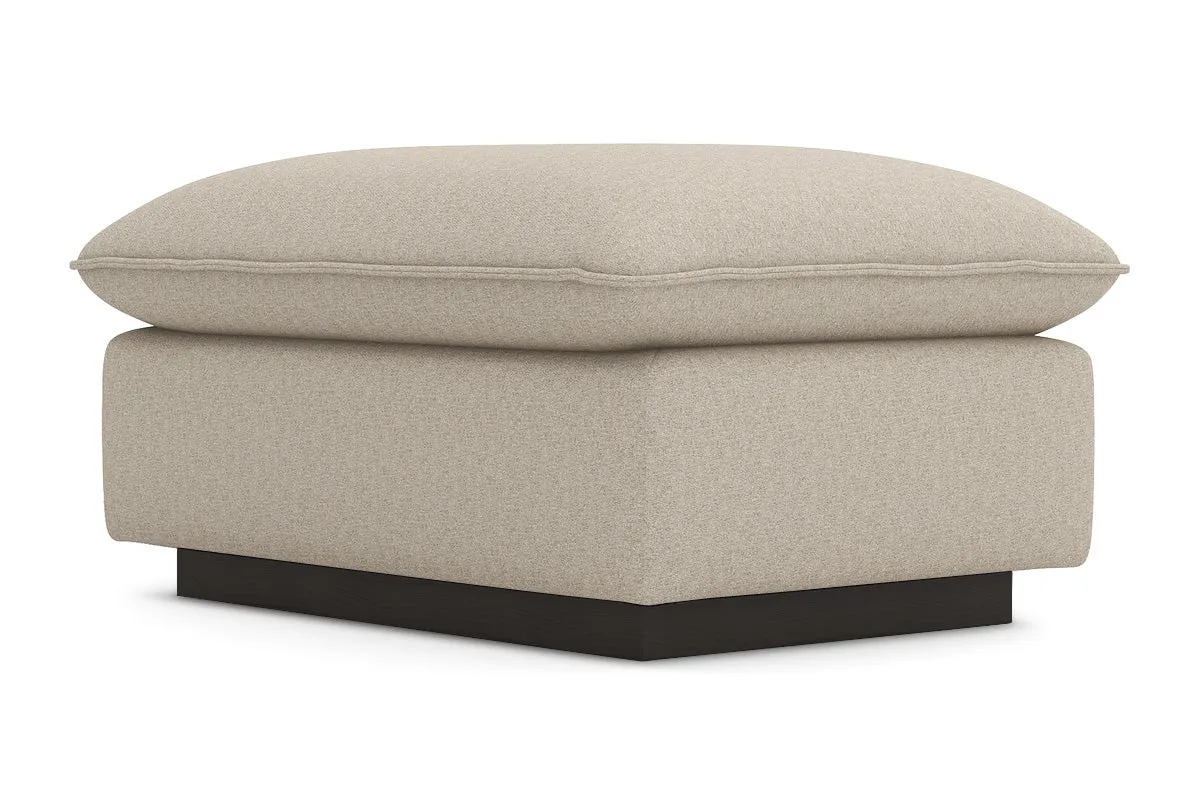 Olivia Ottoman :: Leg Finish: Espresso / Size: 25x35