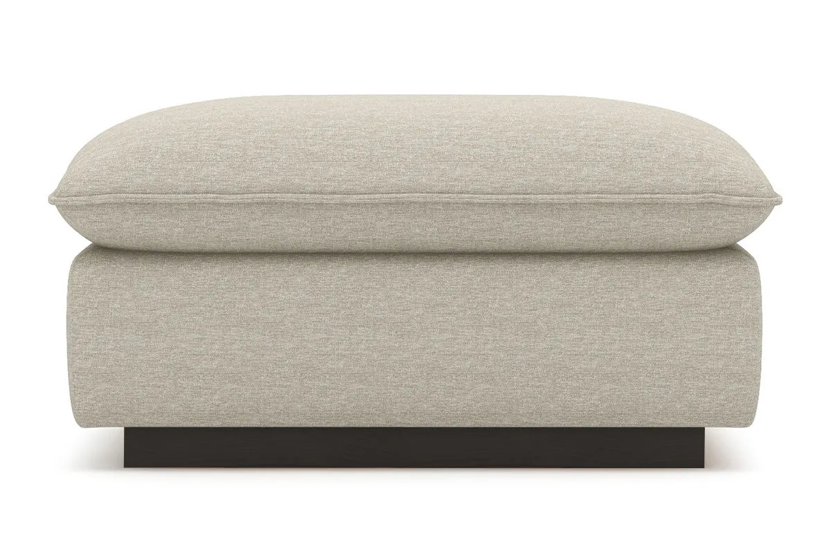 Olivia Ottoman :: Leg Finish: Espresso / Size: 25x35