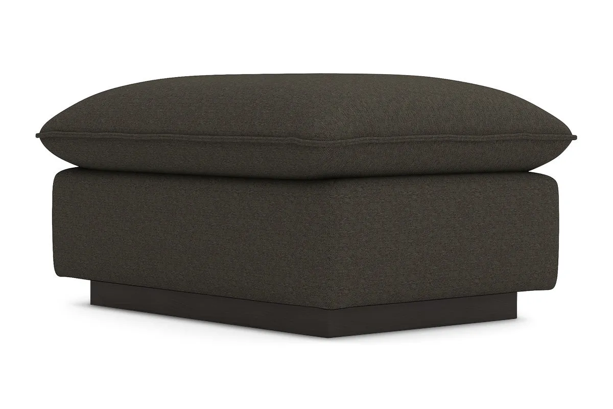 Olivia Ottoman :: Leg Finish: Espresso / Size: 25x35