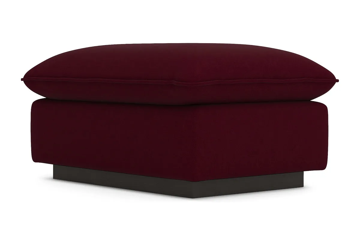 Olivia Ottoman :: Leg Finish: Espresso / Size: 25x35