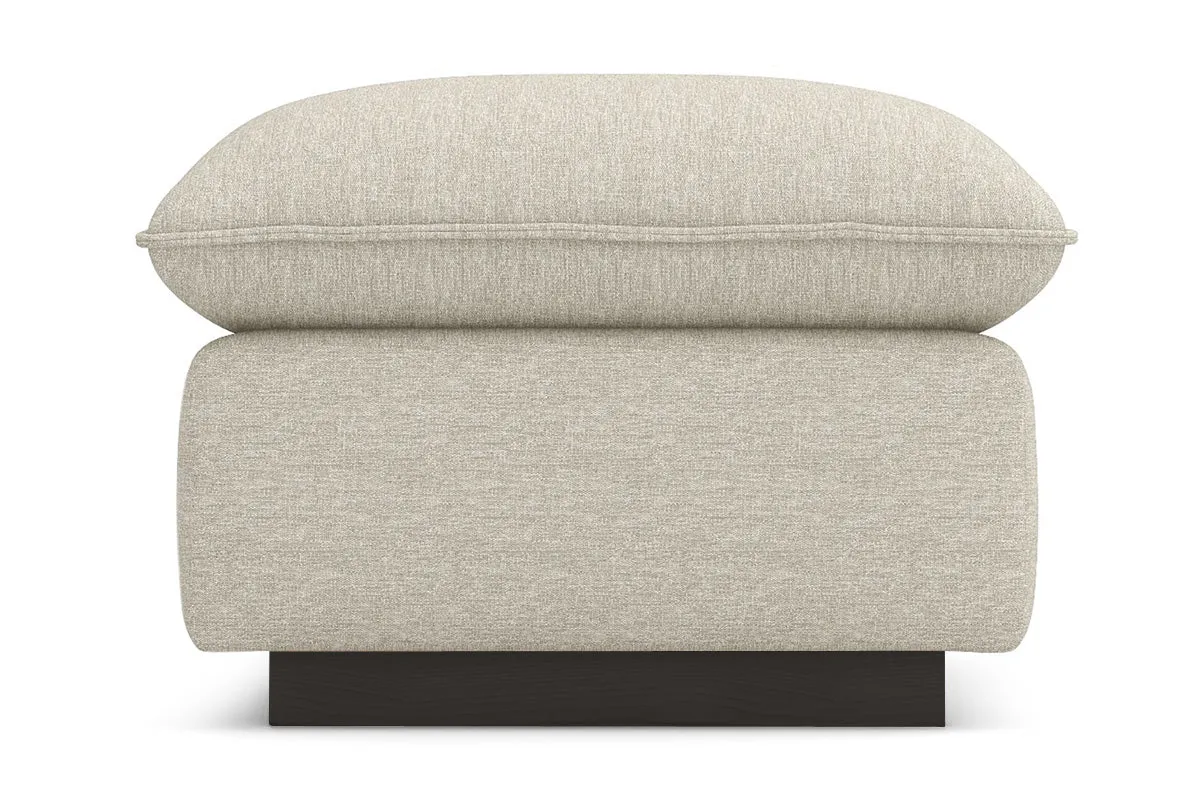 Olivia Ottoman :: Leg Finish: Espresso / Size: 25x35