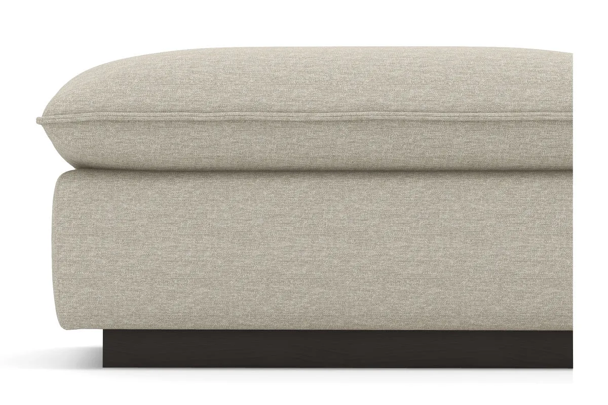 Olivia Ottoman :: Leg Finish: Espresso / Size: 25x35