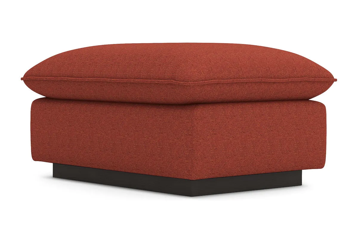 Olivia Ottoman :: Leg Finish: Espresso / Size: 25x35