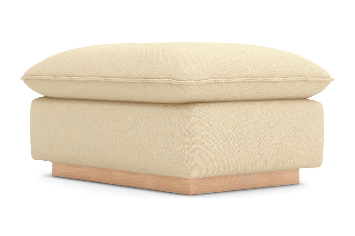 Olivia Ottoman :: Leg Finish: Natural / Size: 25x35