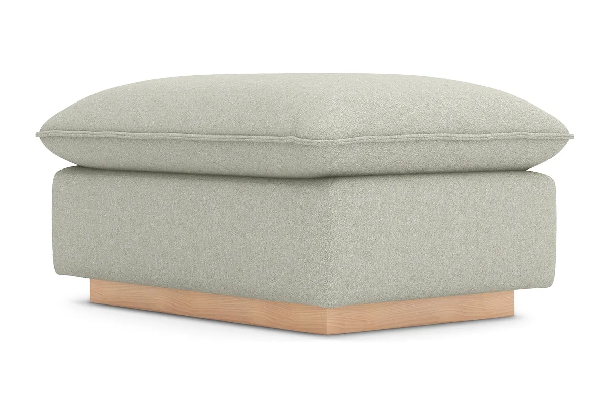 Olivia Ottoman :: Leg Finish: Natural / Size: 25x35