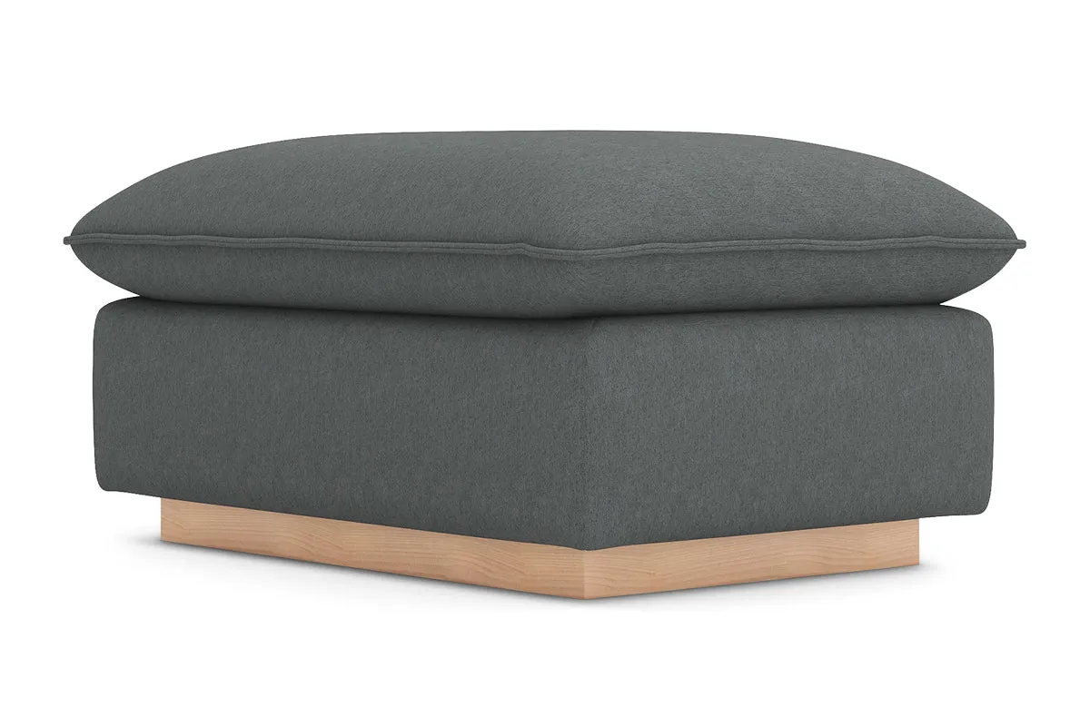 Olivia Ottoman :: Leg Finish: Natural / Size: 25x35