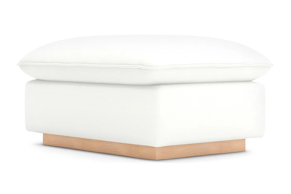 Olivia Ottoman :: Leg Finish: Natural / Size: 25x35