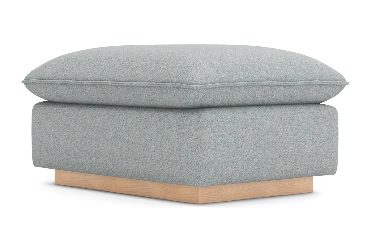 Olivia Ottoman :: Leg Finish: Natural / Size: 25x35