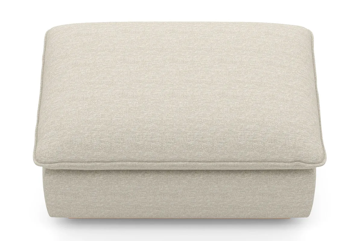 Olivia Ottoman :: Leg Finish: Natural / Size: 25x35