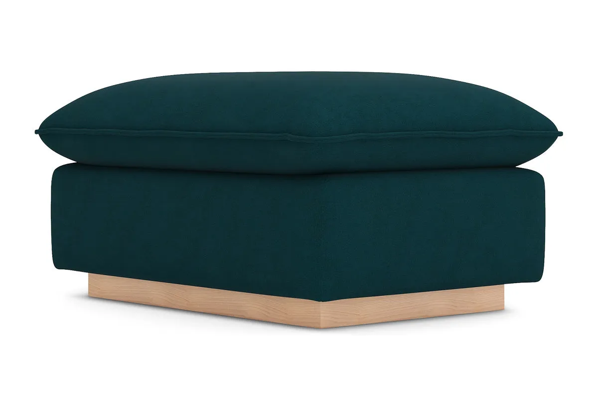 Olivia Ottoman :: Leg Finish: Natural / Size: 25x35